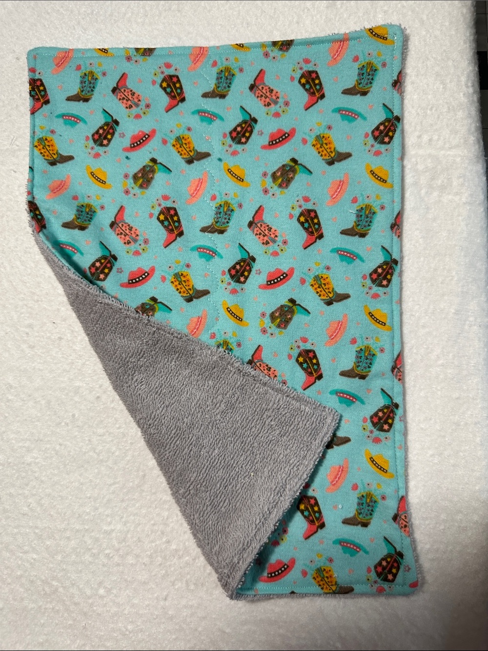 NPH boots hats gray back